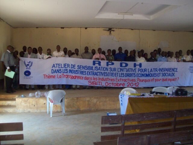 Atelier ITIE à Sibiti