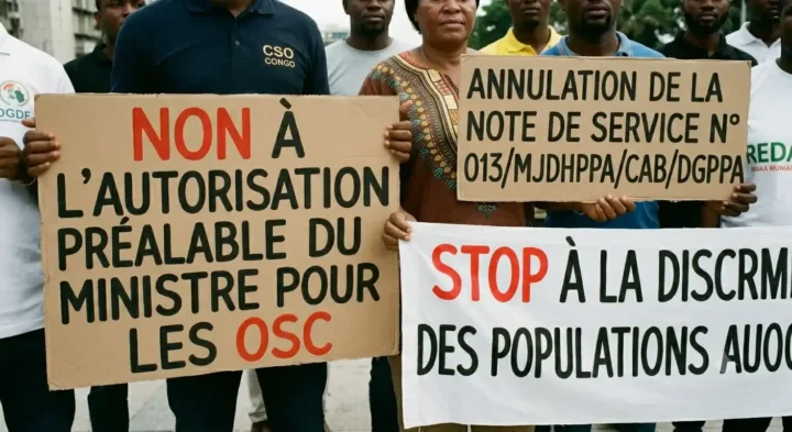 Déclaration de la société civile congolaise contre la note de service de la DGPPA concernant les peuples autochtones.
