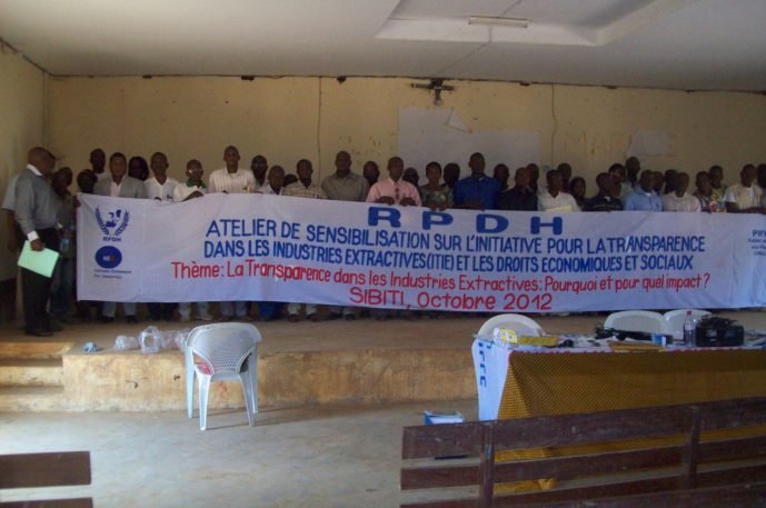 Atelier ITIE à Sibiti