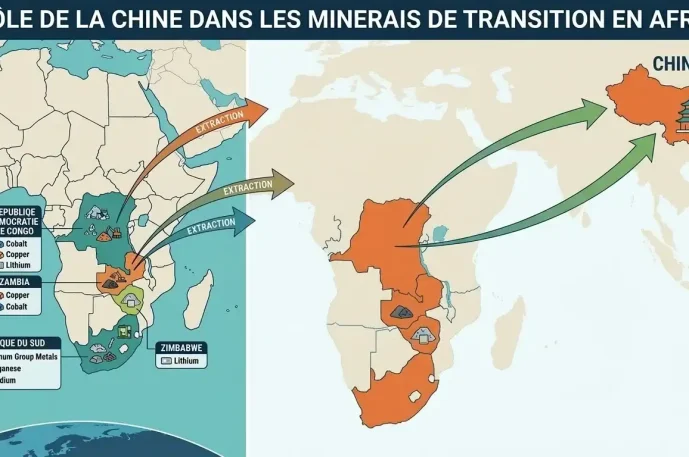 Chine minerais de transition Afrique