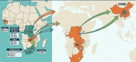 Chine minerais de transition Afrique