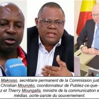 Brice Makosso, Christian Mounzeo, Thierry Moungalla
