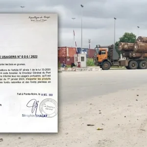 exportation grumes Congo PNR