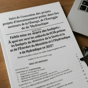 exécution budgétaire Congo 2023