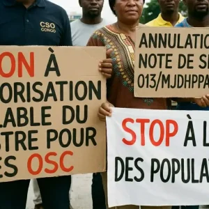 Déclaration de la société civile congolaise contre la note de service de la DGPPA concernant les peuples autochtones.